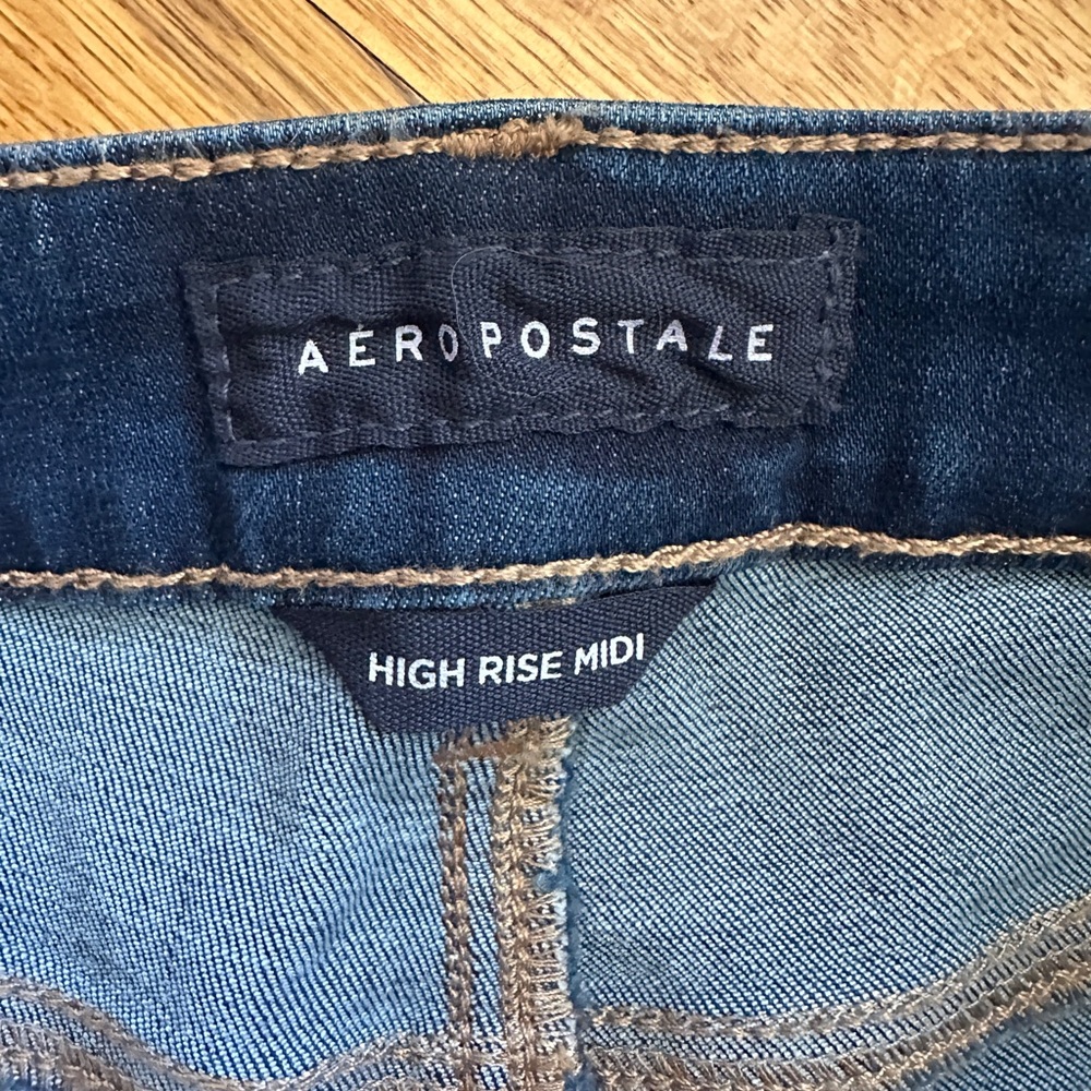 Aeropostale Denim High Rise Midi